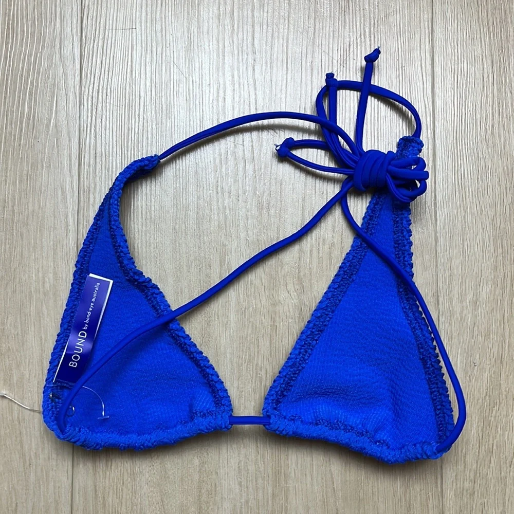NEW BOUND by Bond-Eye THE SOFIE Bright Blue
Triangle Bikini Top_5